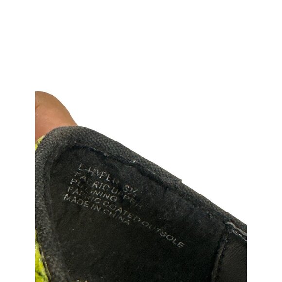 Embroidered Size 6.5 Snake Ballet Casual Flats Green & Black - Picture 8 of 14